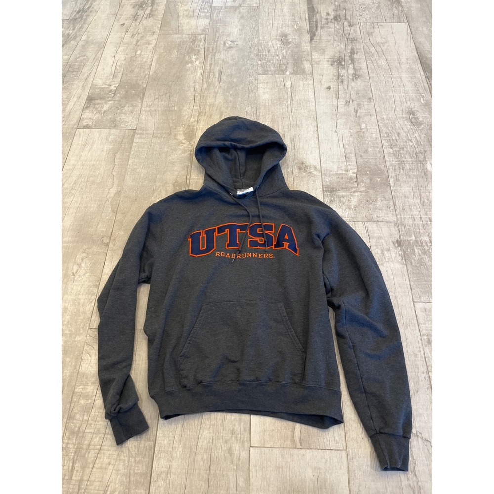 Champion UTSA Roadrunners Hoodie Sweatshirt Mens Medium Gray College Apparel - Picture 3 of 6